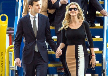 Ivanka Trump and Jared Kushner at the Boeing 787-10 rollout ceremony in North Charleston, South Carolina