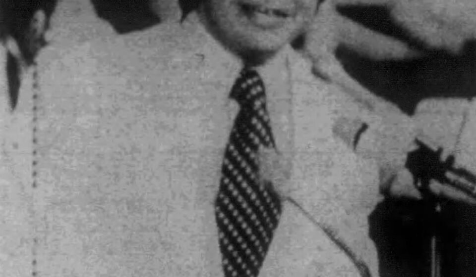 Rev. Jim Bakker photographed in 1975 during his years co-hosting The PTL Club