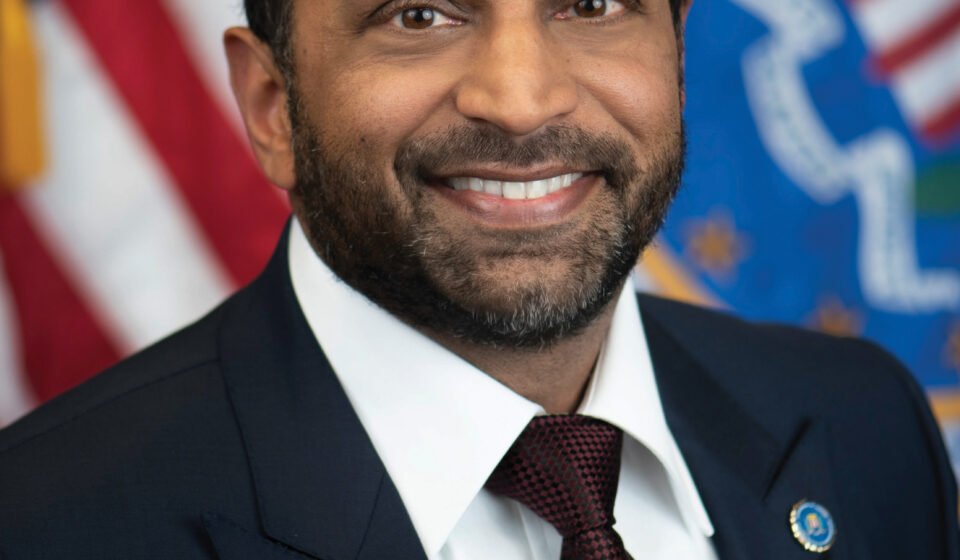 FBI Director Kash Patel, official FBI portrait