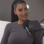 Kim Kardashian at the Pretty Big Deal podcast in 2018