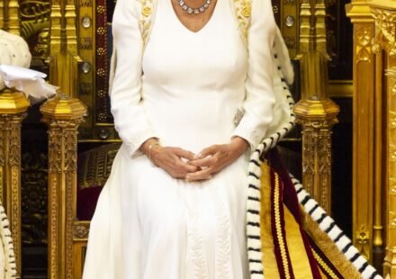 Queen Camilla enthroned in the House of Lords