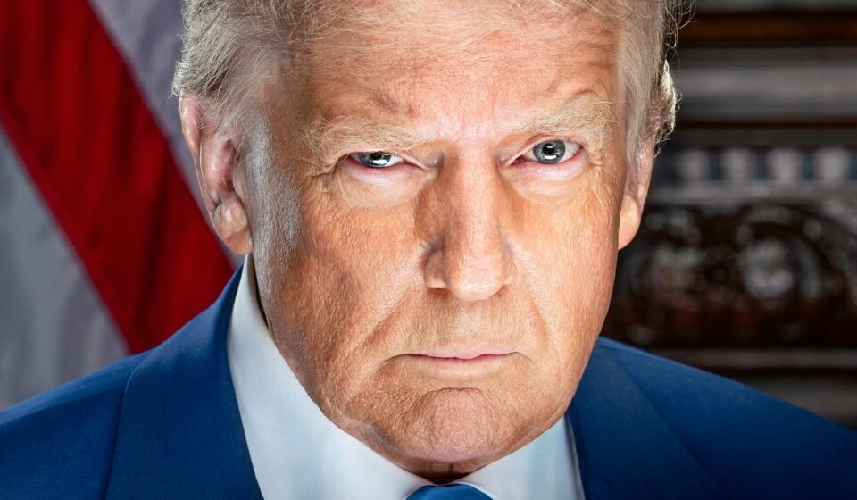 Official 2025 presidential portrait of President Donald Trump